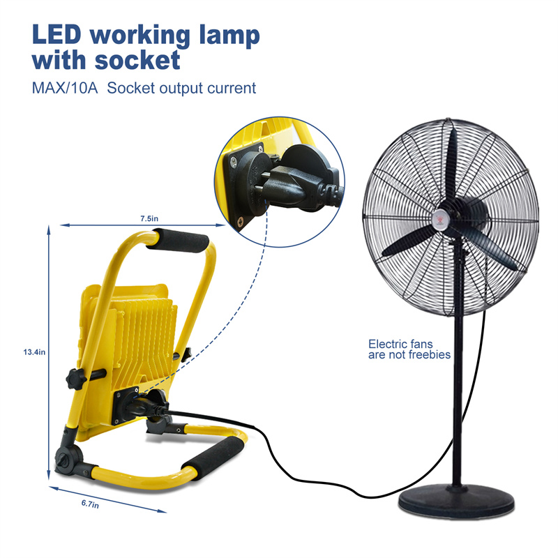 LHOTSE Flood led work light with small size stand (5)