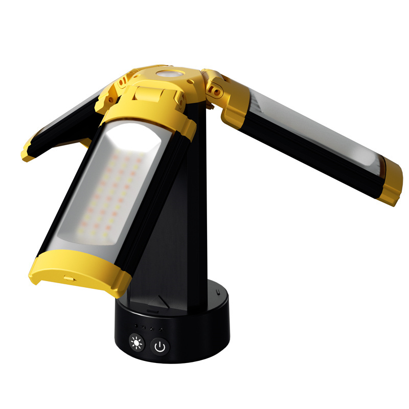 Three-leaf Led Work Light with stand (9)